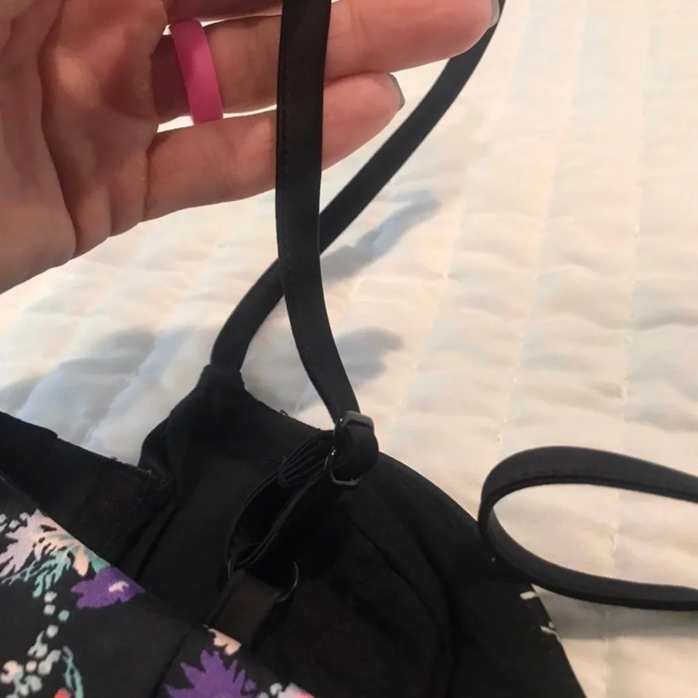 NWT H&M Black Floral Dress. - Picture 7 of 9